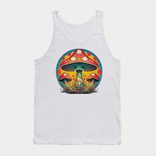 Psychedelic Mushrooms Fantasy Tank Top